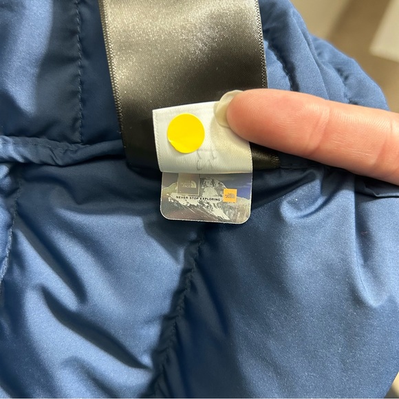 The North Face Women's Aconcagua Jacket Down Zip Coat Shady Blue Sz L